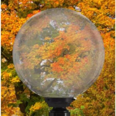 16 inch lamp post globe 7.125_ hole