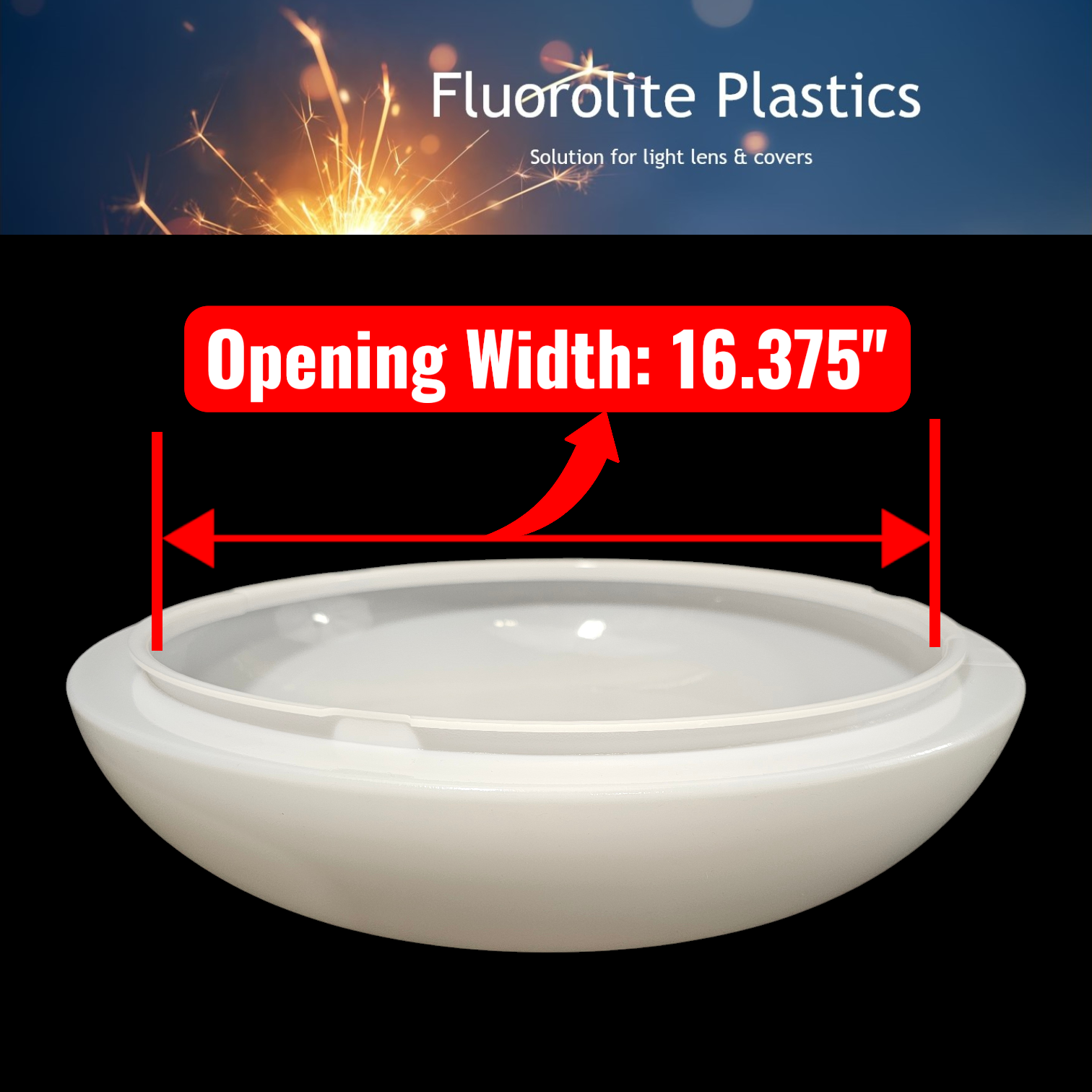 18 in round ceiling light cover