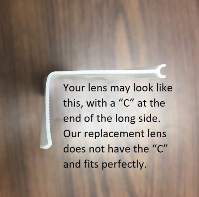 replacement for under cabinet light cover