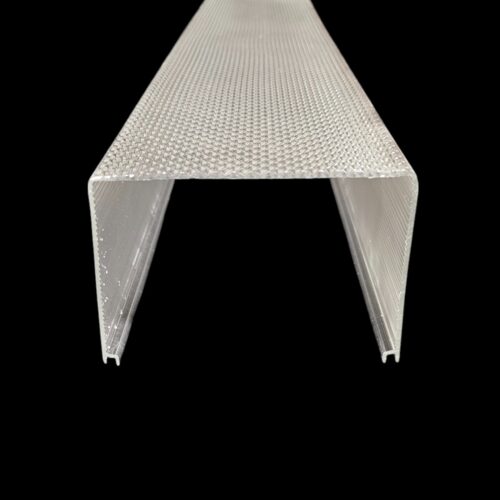 F 2082 wraparound fixture lens