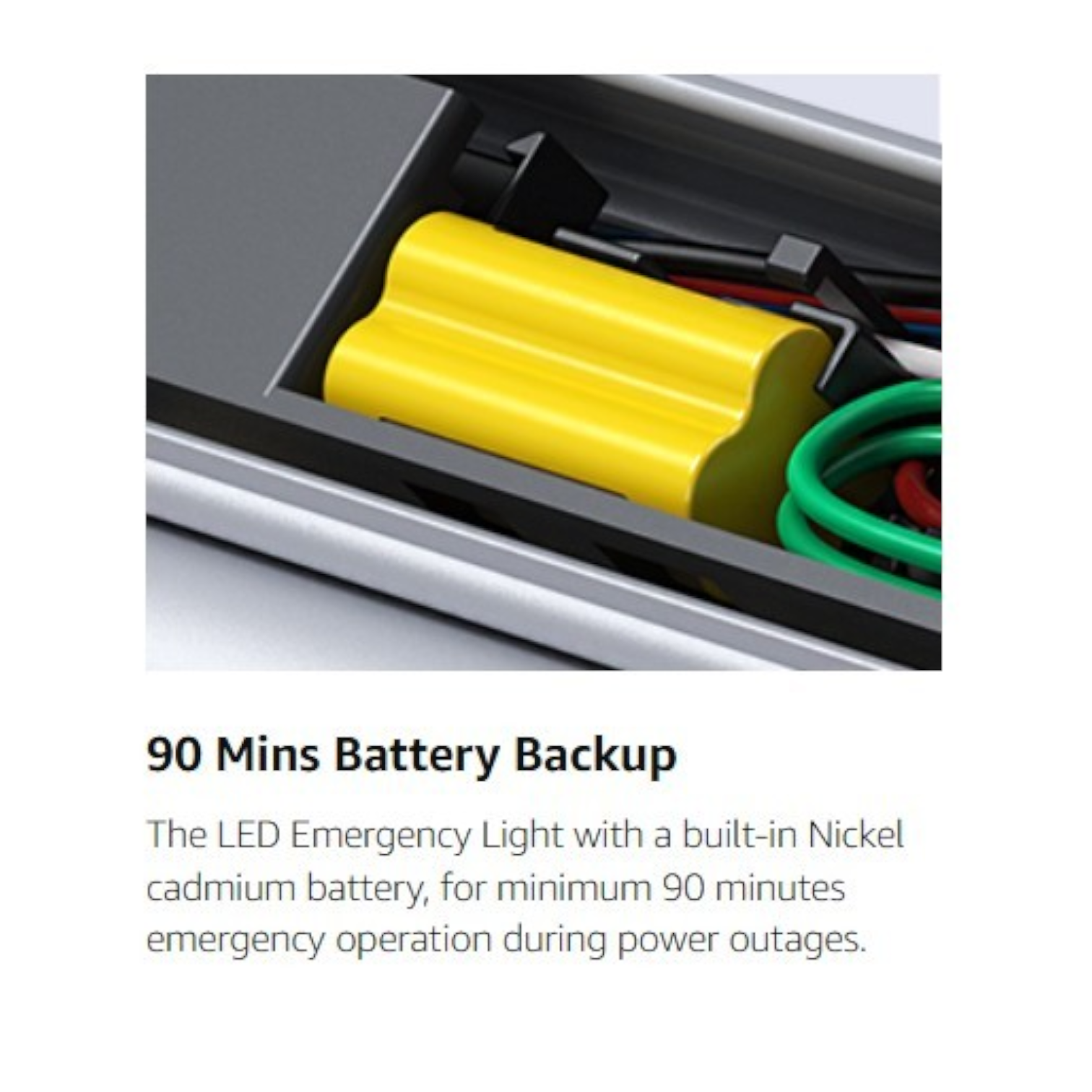 Edge Lit LED Exit Sign red