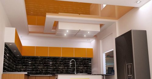 modern ceiling designs for kitchens 9