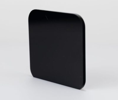 plexi glass black with corner