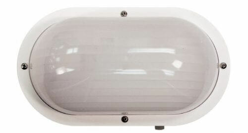 Orbit 7210C-WH Step Light Cover Faceplate - White With Frosted Glass Lens