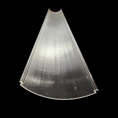 clear ribbed light diffuser
