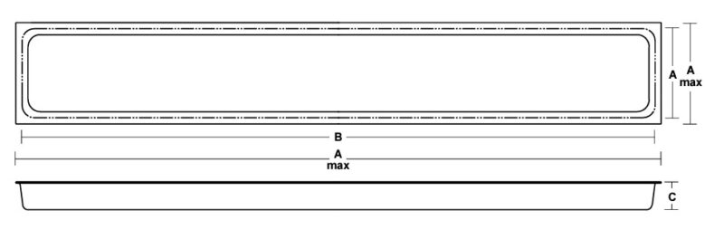 clear Flange vapor tight