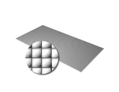 matallic lighitng louver closeup