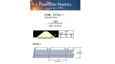 parabolic with flange 1x4 2