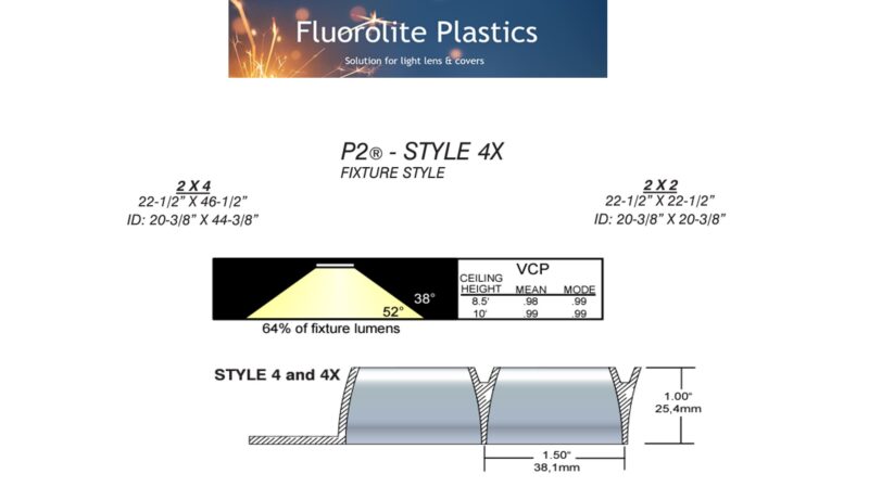 parabolic with flange 2x4 STYLE 4X