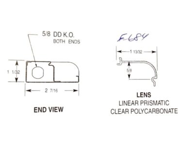 F 0684 fixture cover