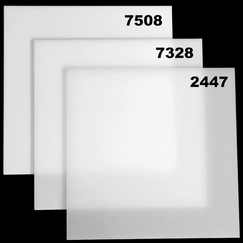white 2447 plexi glass