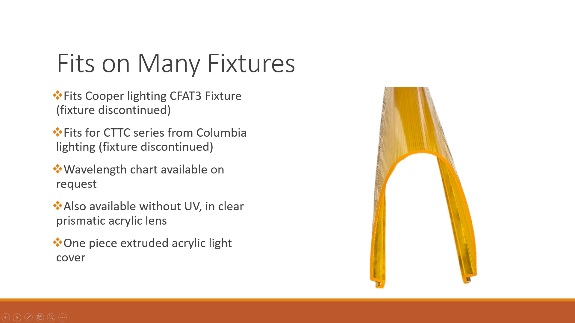 UV COOPER LIGHITNG LIGHT COVER