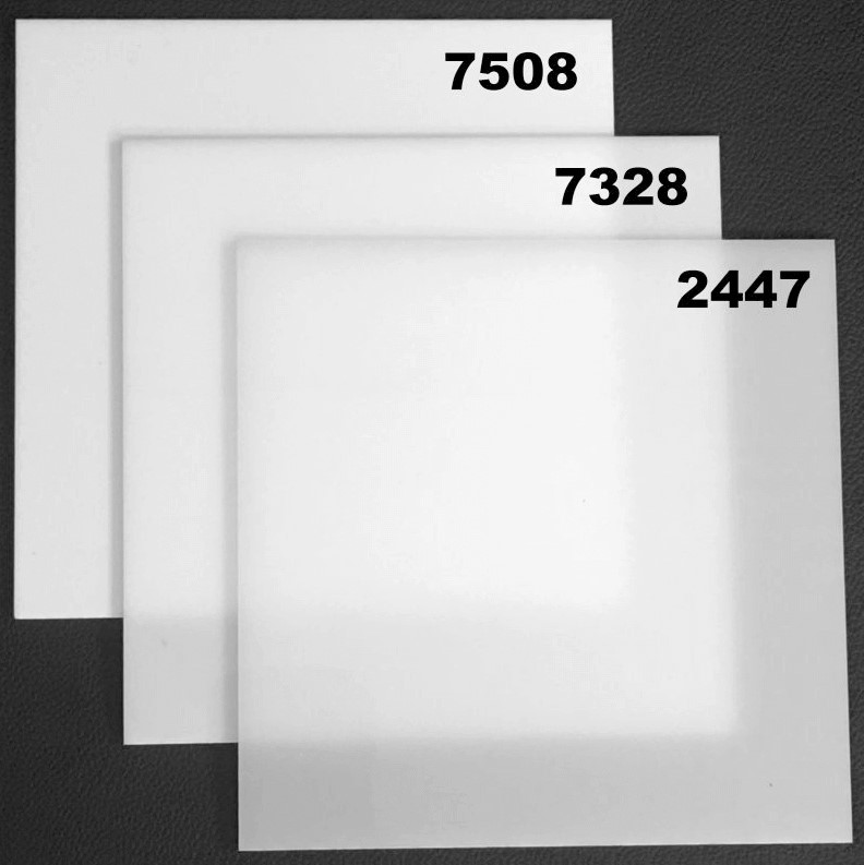 2447 white disc plexi glass