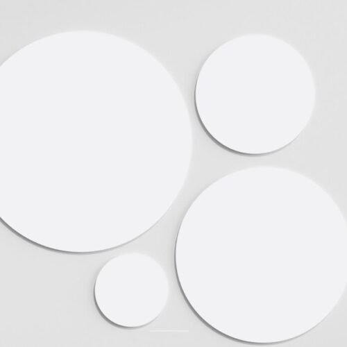 2447 white disc plexiglass