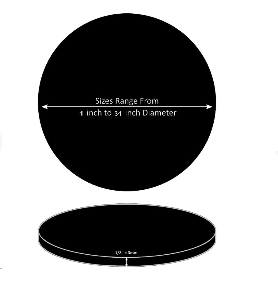 black 2025 cast acrylic