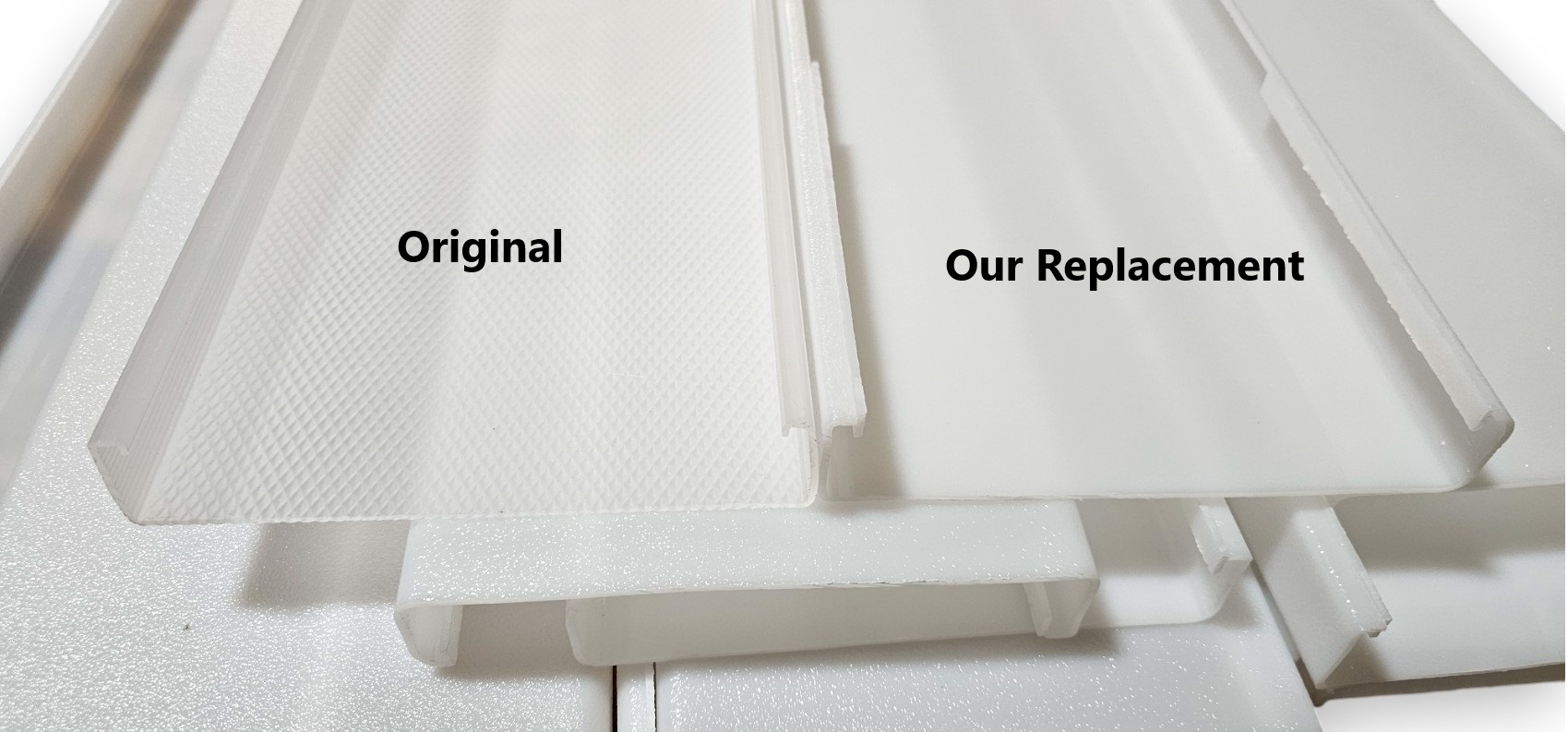 F 2744 wraparound light lens