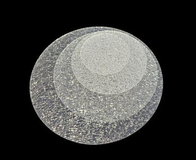 Cracked ice disc