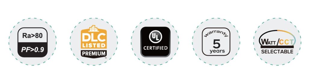 DLC and UL certified