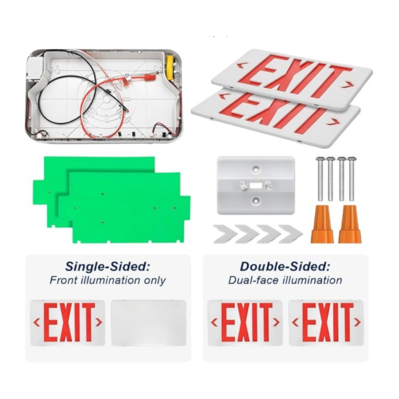 accessories led exit sign
