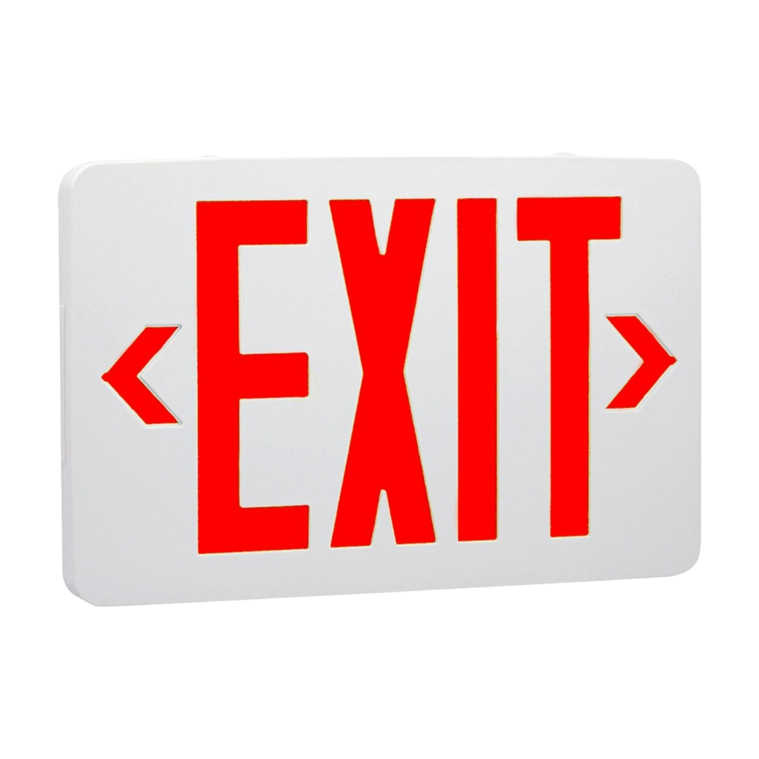 exit sign red and green