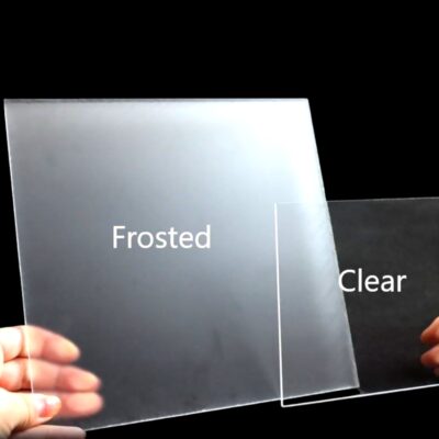 frosted plexiglass