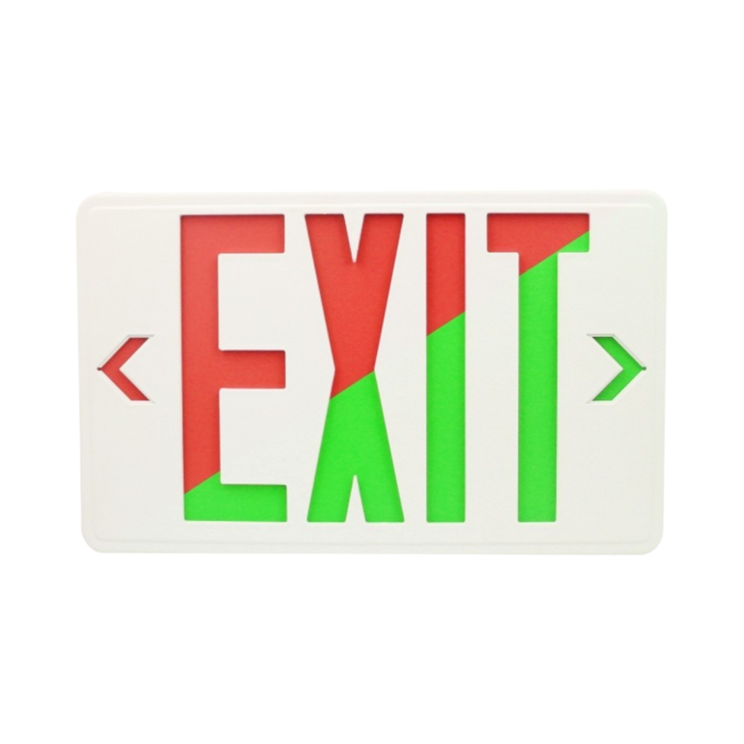 two color exit sign led