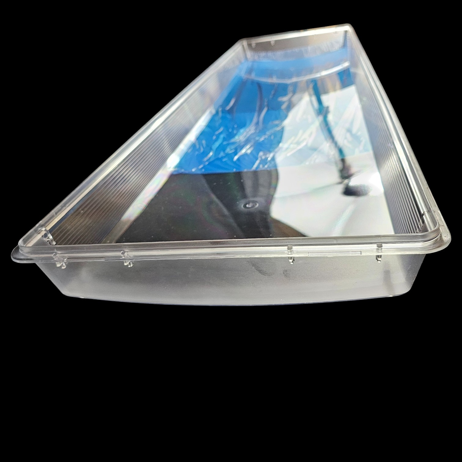 clear polycarbonate vapor tight cover