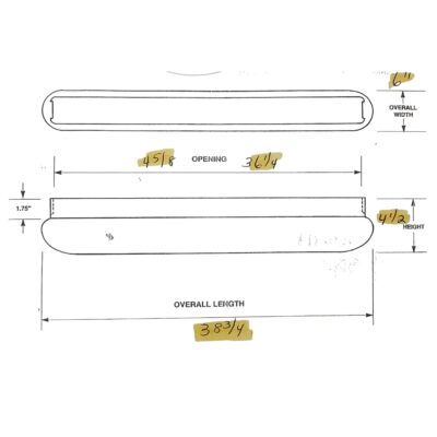 f 6087 puff lens 3 feet long