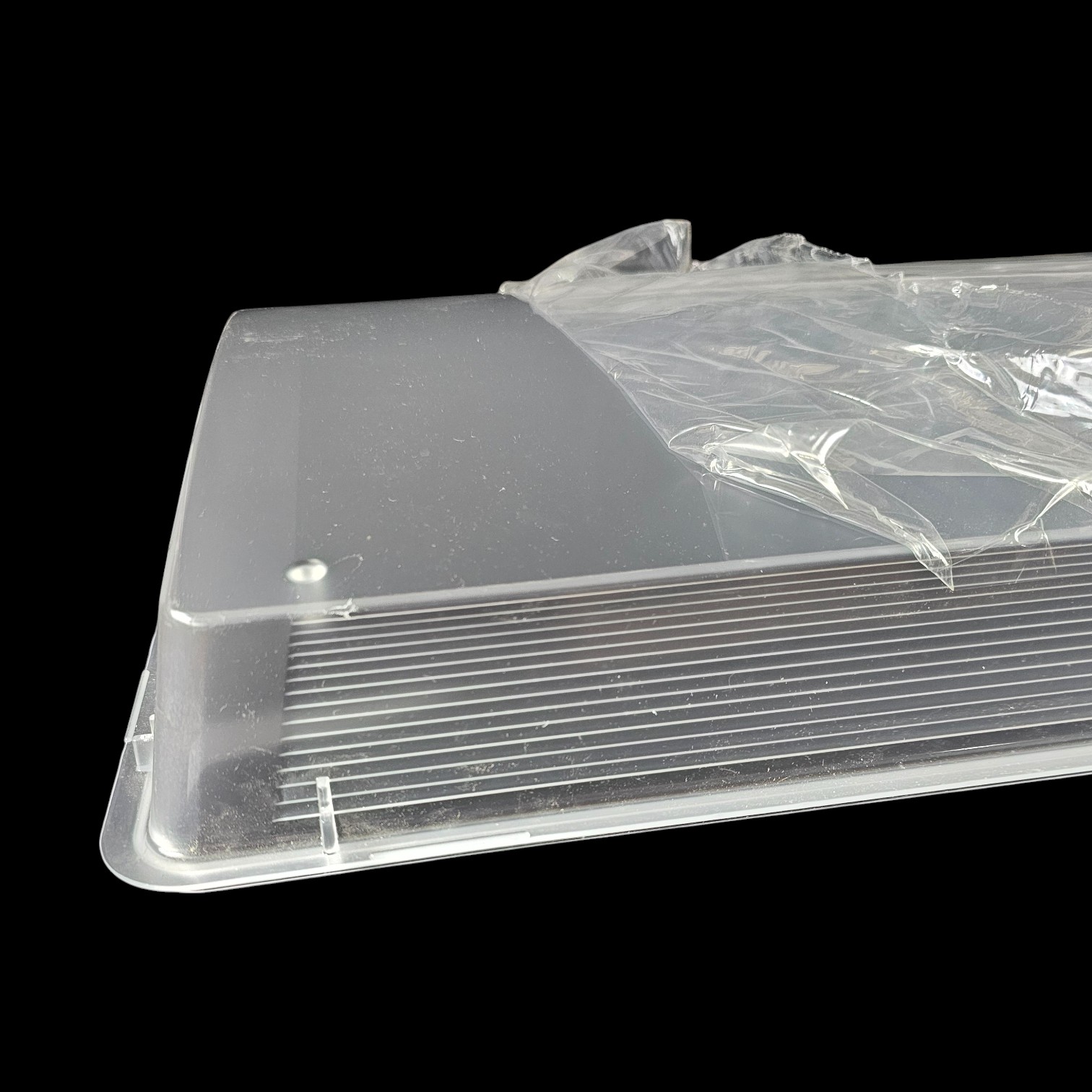 frosted smooth vapor tight fixture lens