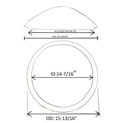 light cover round dome