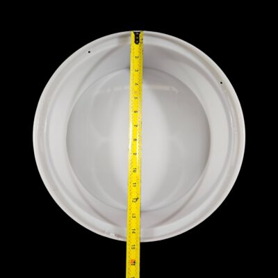 white ceiling light cover round