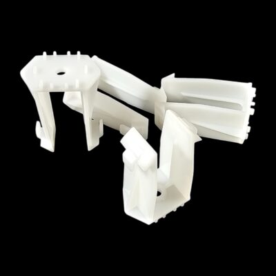 white clips for tray in vaportight