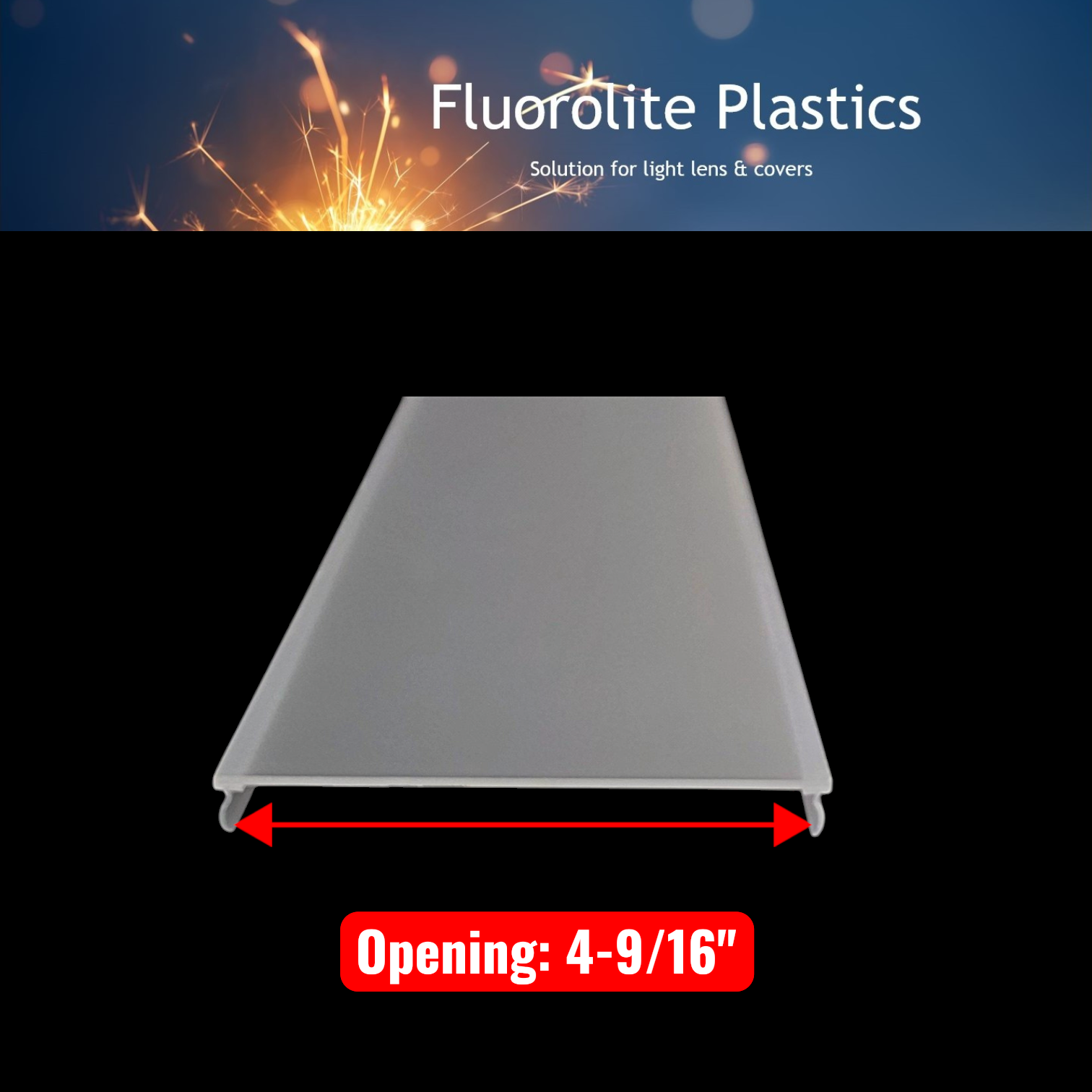 0.375 inch LED diffuser