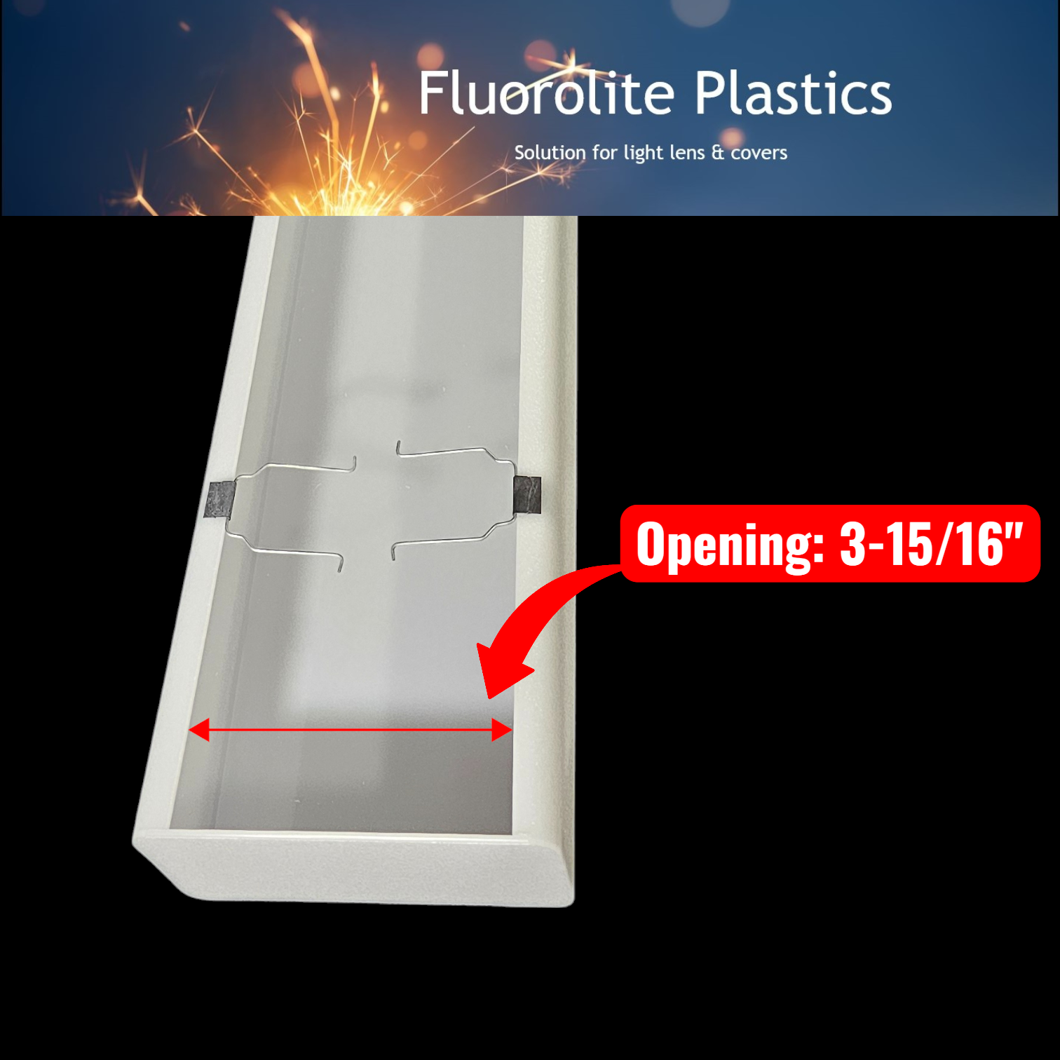 4 foot fluorescent light diffuser