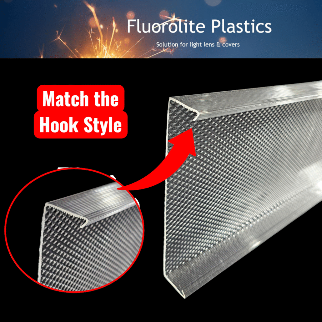 F-2356: 2-Lite Wrap Light Cover 47-13/16″ x 1 -13/32″ x 7 1/2″