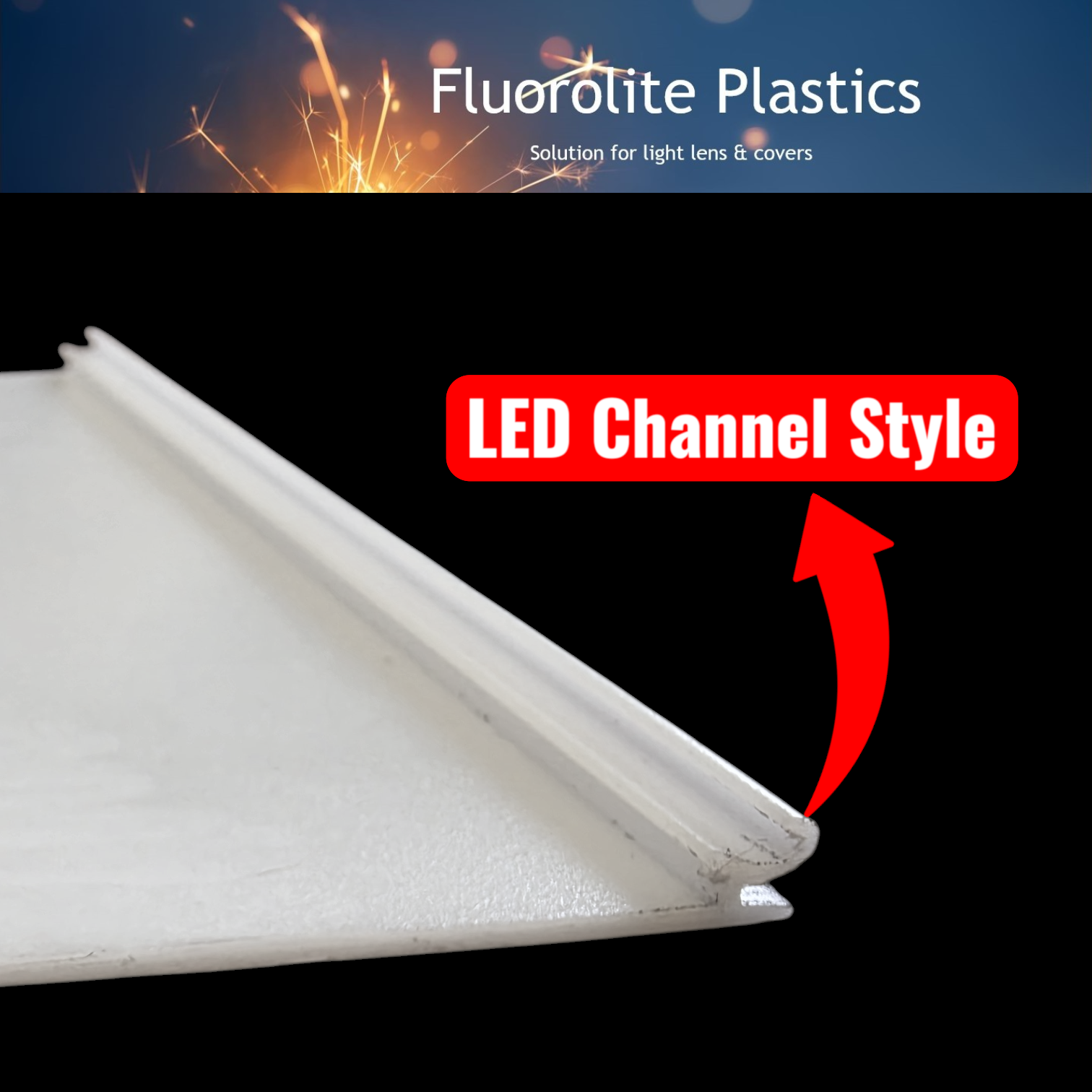 48 inch LED replacement diffuser