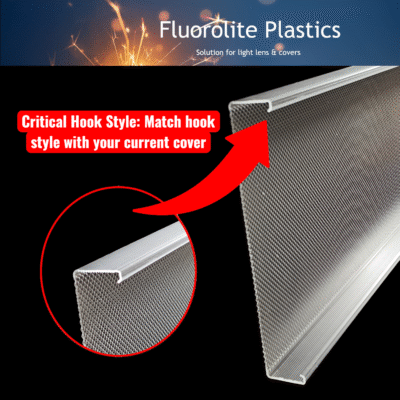 48 inch fluorescent ceiling light cover