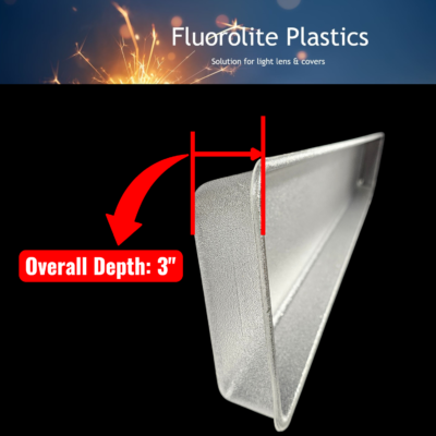 4ft vapor tight replacement light cover