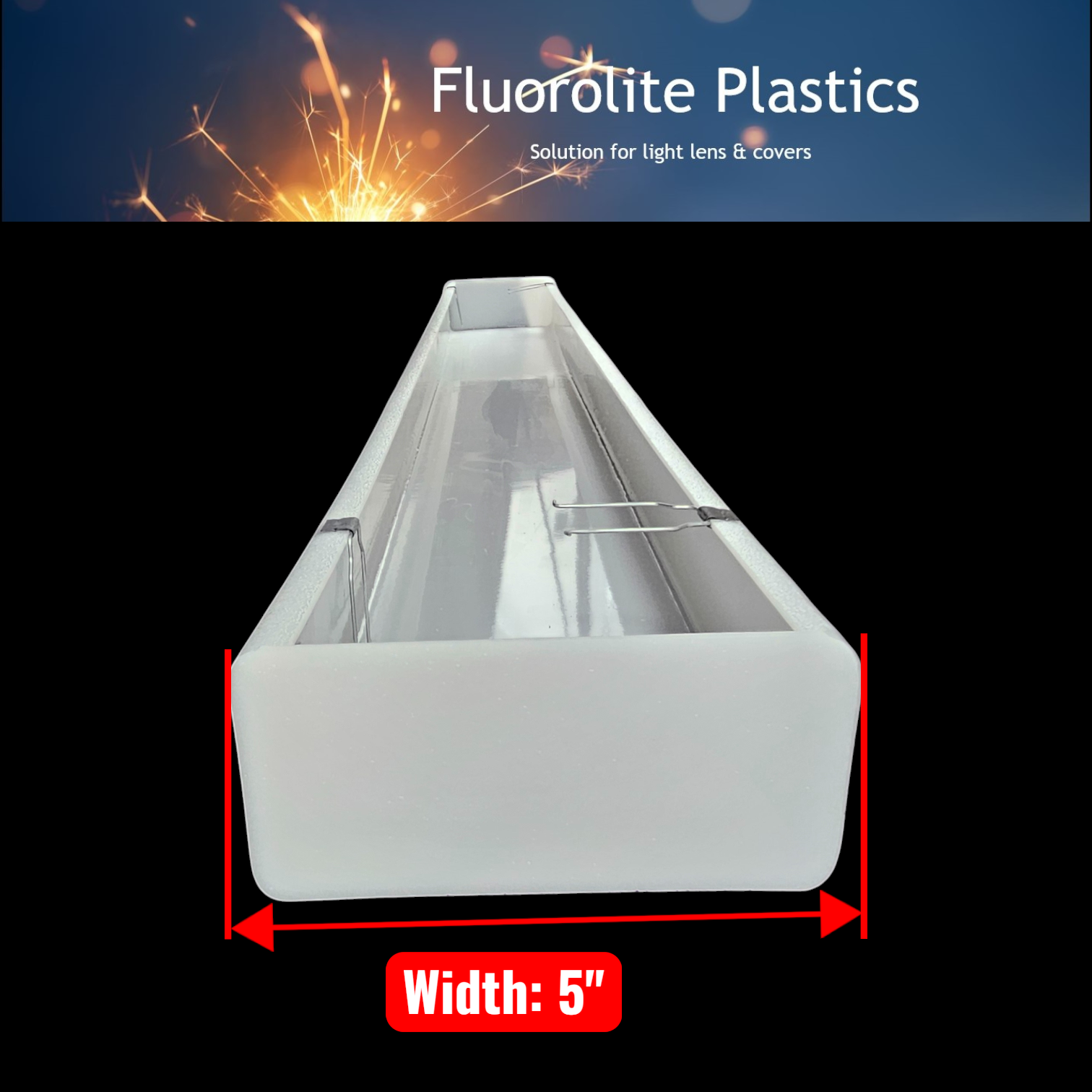 5 inch wide wraparound light cover