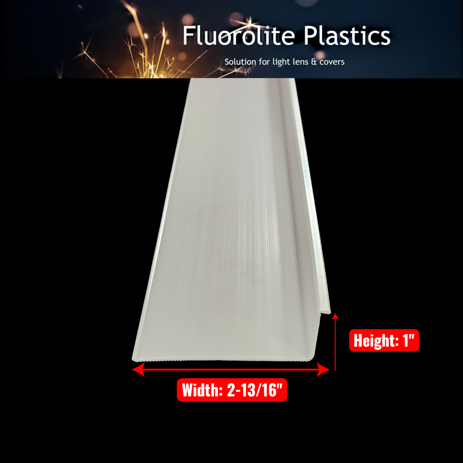 under cabinet light cover size