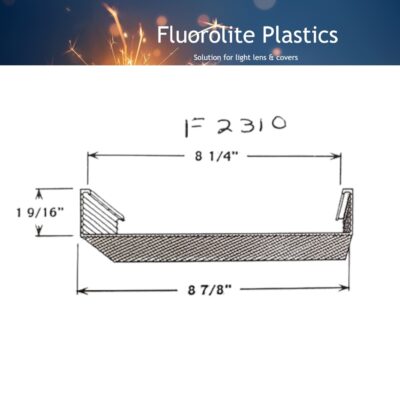 F 2310 drawing fluorescent light cover