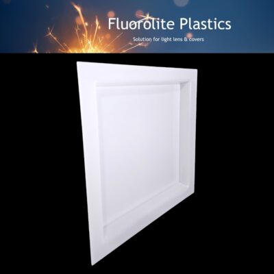 F-5243 white drop dish light diffuser