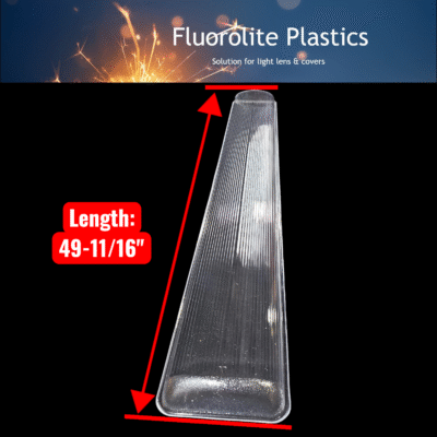 LED fixture vapor tight replacement lens
