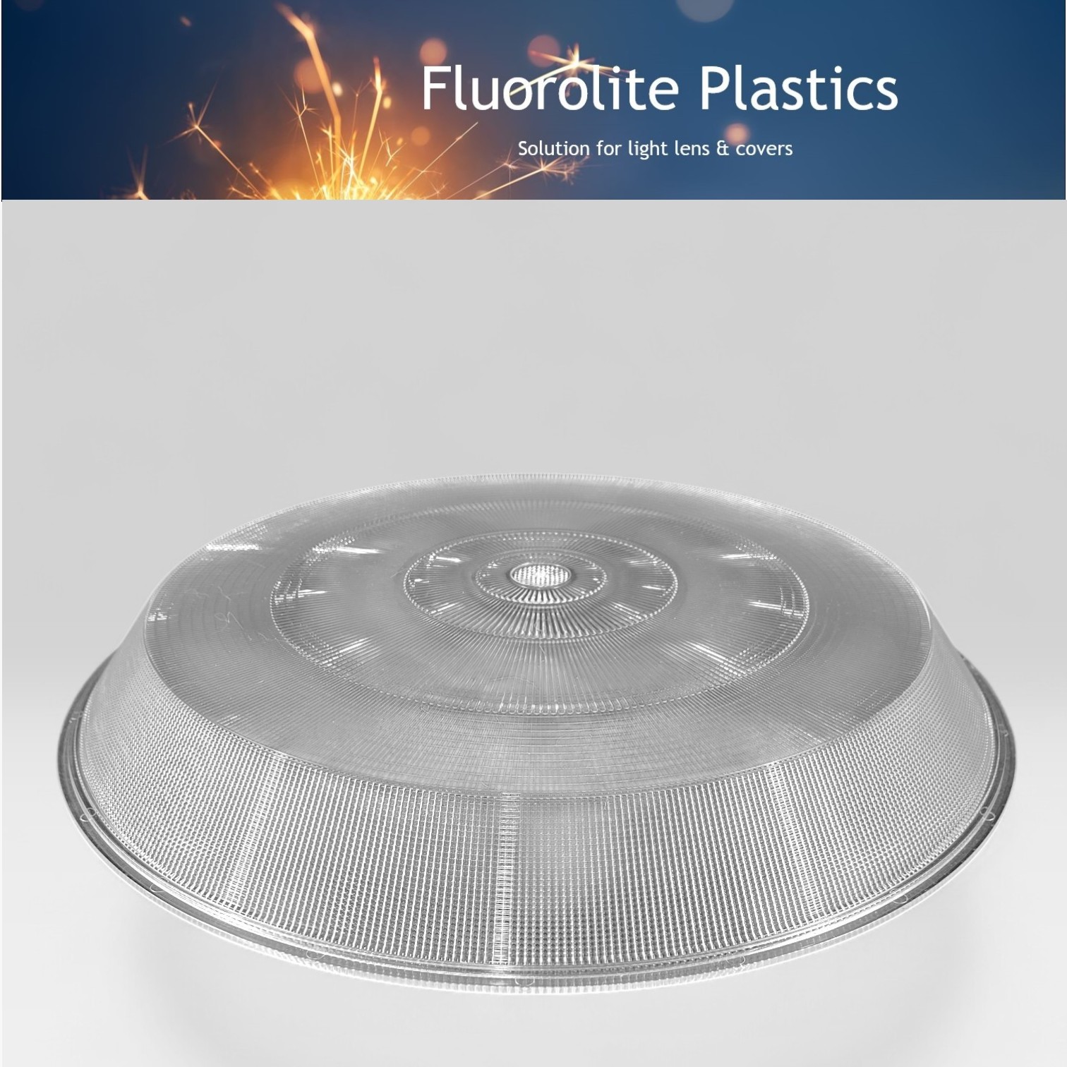 Lexalite 622 Acrylic Drop Dish Lens 22