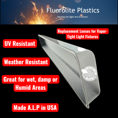 Replacement Lenses for Vapor Tight Light Fixtures
