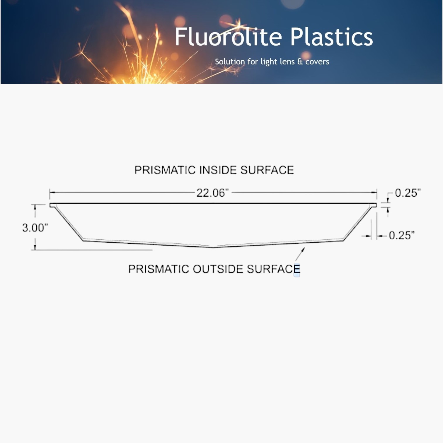 acrylic high bay lens