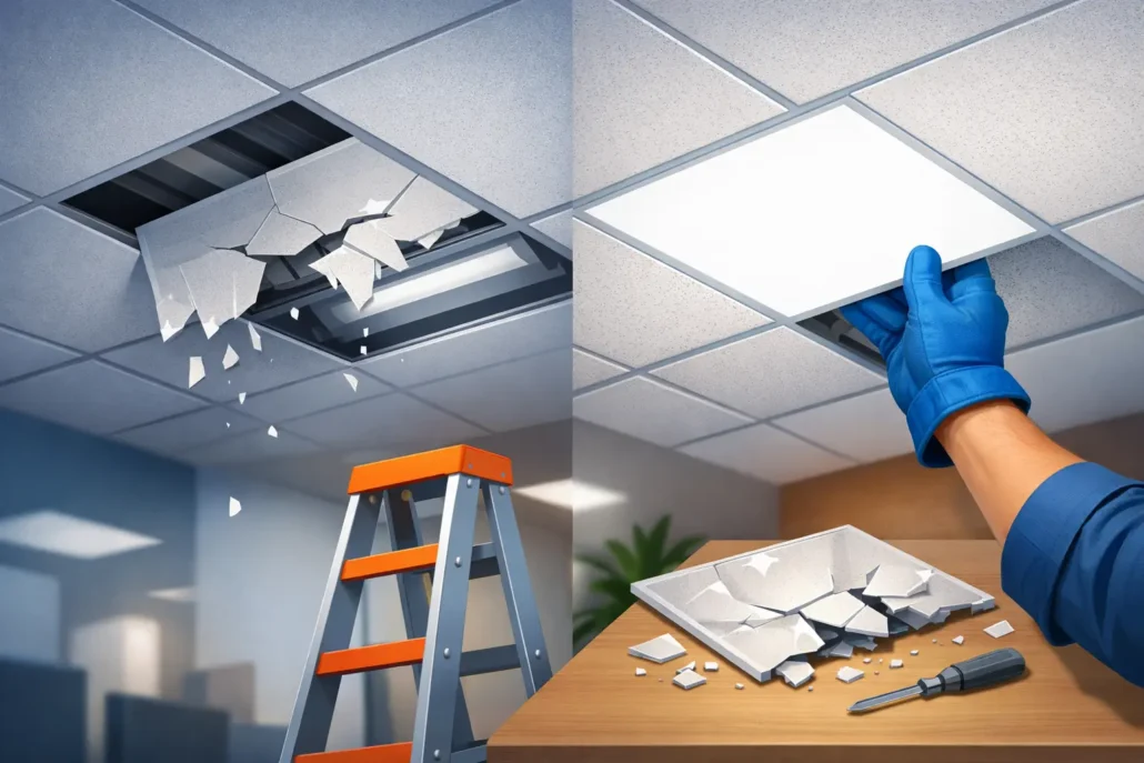 Can Broken Diffuser Light Panels Be Replaced?