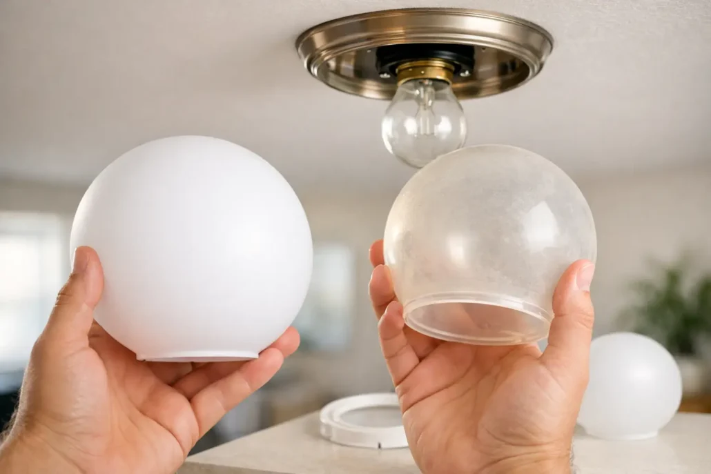 Ceiling Globe Replacement Plastic That Fits Right