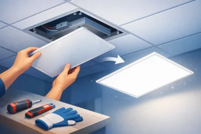 Ceiling Light Flat Panel Lens Replacement Made Simple