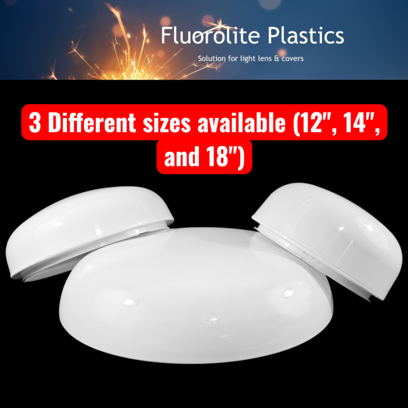 Ceiling Lights Round Acrylic Diffuser | Light Cover Replacement